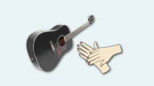play guitar long nails
