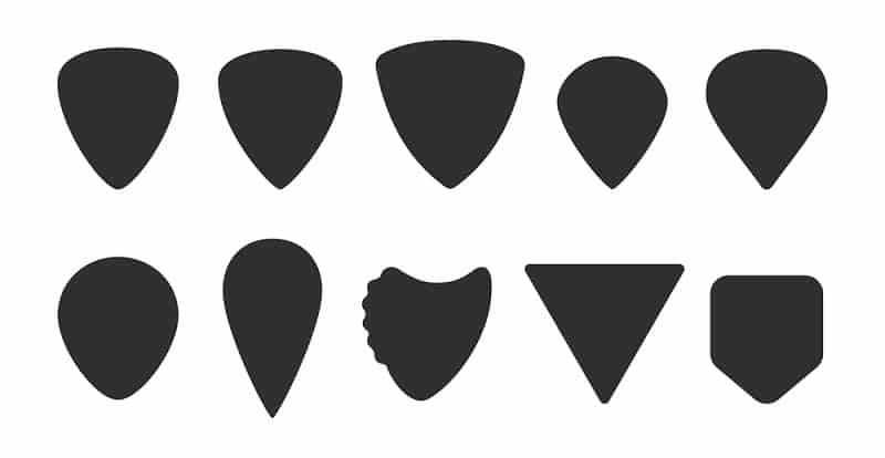 make your own guitar pick shapes