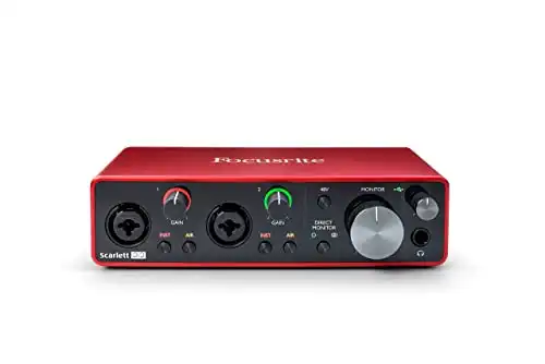 Focusrite Scarlett 2i2 (3rd Gen) USB Audio Interface with Pro Tools