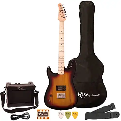 Rise by Sawtooth Electric Guitar Pack, Left Handed