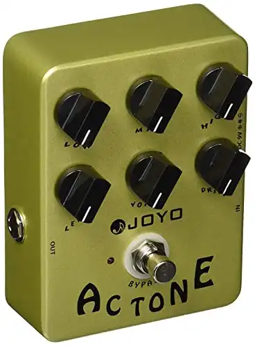 JOYO JF-13 AC Tone Vintage Tube Amplifier Effects Pedal, Analog Circuit, and Bypass