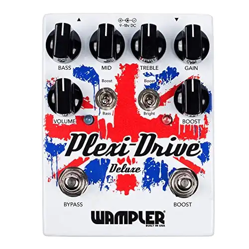 Wampler Plexi-Drive Deluxe V2 Distortion & Overdrive Guitar Effects Pedal