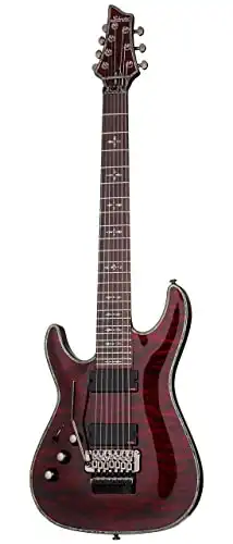 Schecter Hellraiser C-7 FR 7-String Electric Guitar (Black Cherry, Left Handed)