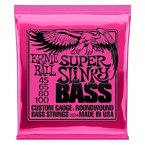 Ernie Ball Super Slinky Nickel Round Wound Bass Set