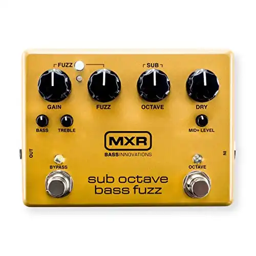 MXR M287 Sub Octave Bass Fuzz Guitar Effects Pedal